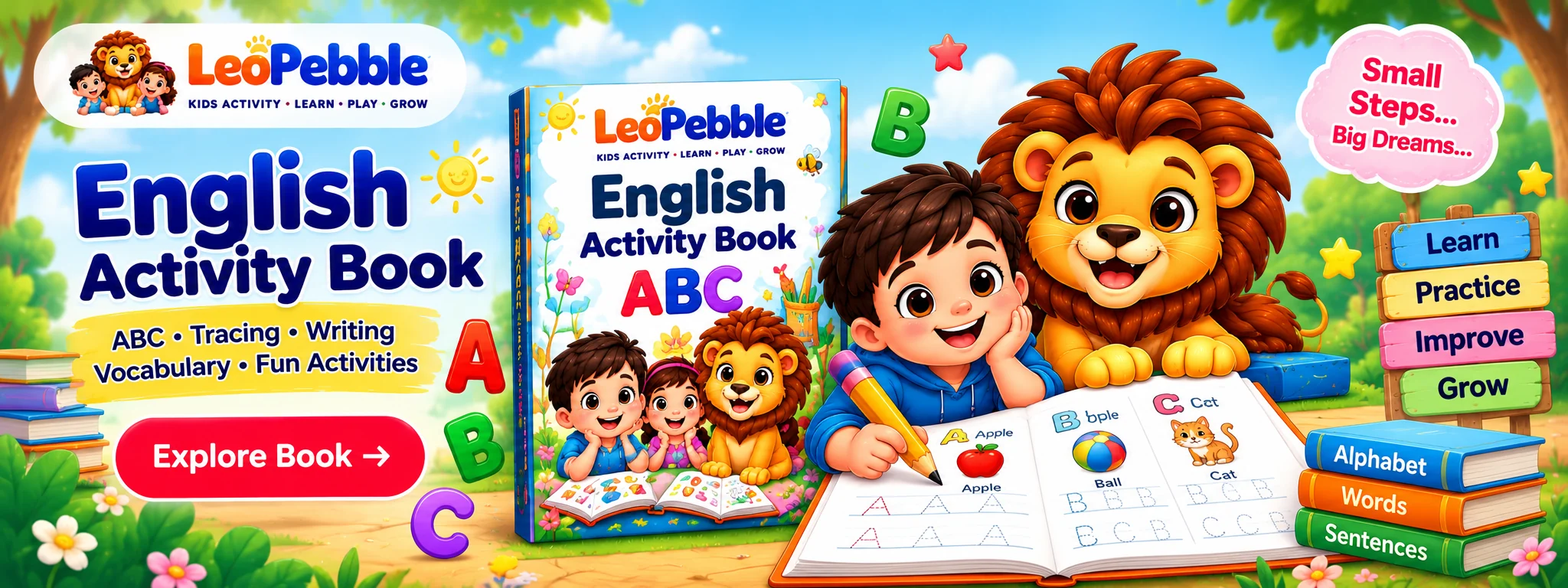 English LeoPebble banner